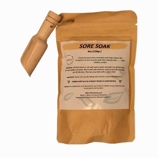All-Natural Bath & Foot Soak | Epsom Salt + Lavender | 4oz